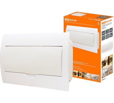 Бокс ЩРВ-П-18 модулей (б) встраиваемый пластик TDM ELECTRIC SQ0904-0005