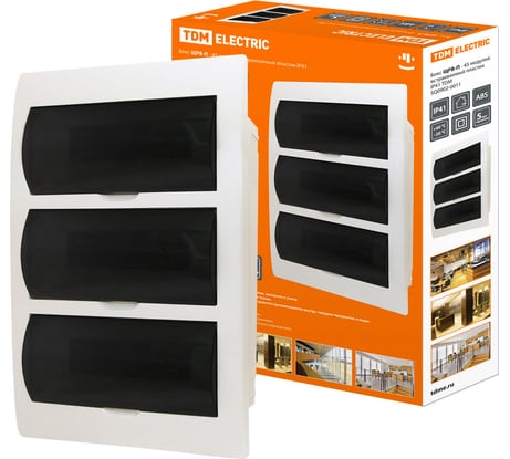 Бокс ЩРВ-П-45 модулей встраиваемый пластик TDM ELECTRIC SQ0902-0011