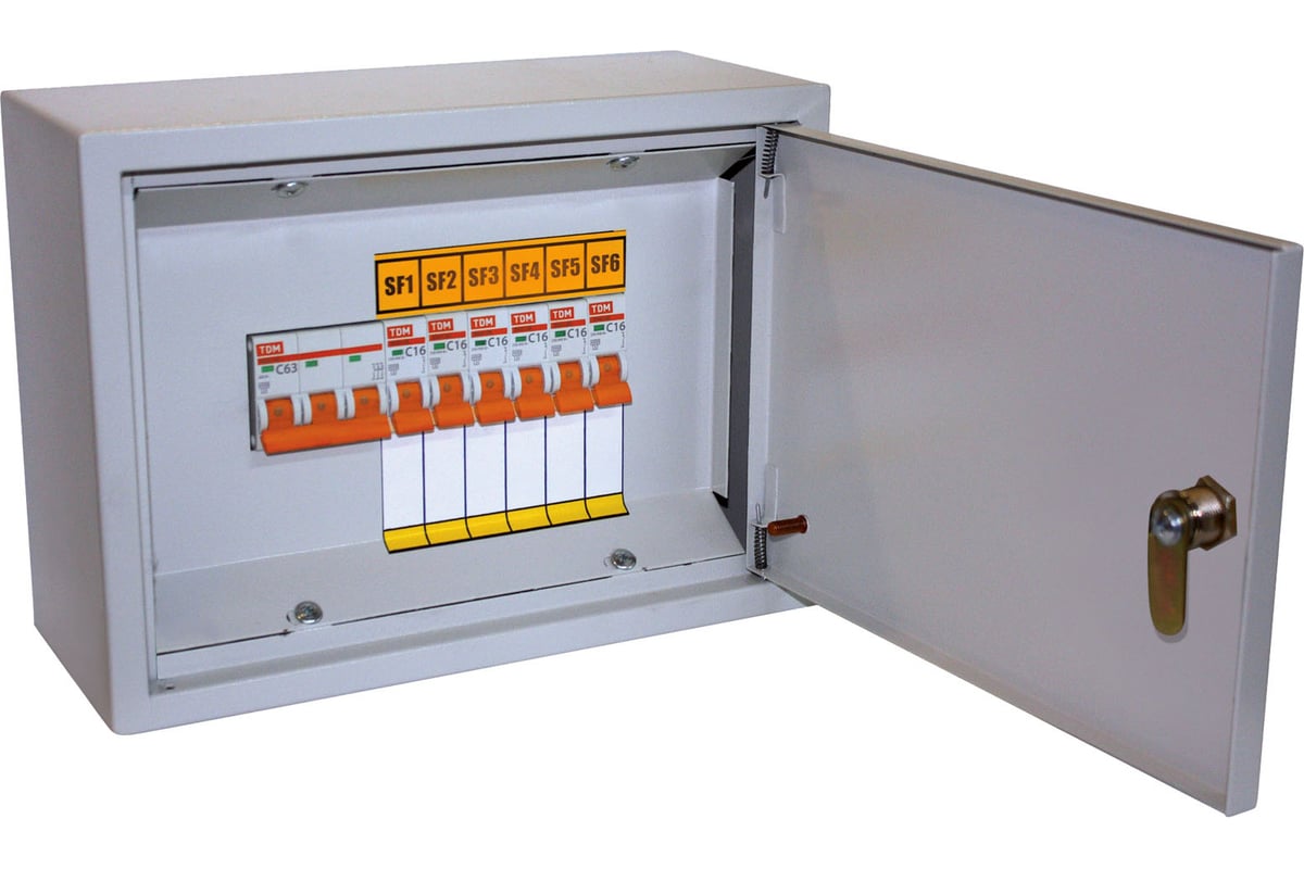 Осветительный щиток TDM ОЩВ-6 63А/16А SQ1604-0001 - выгодная цена ...