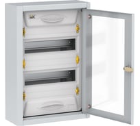 Корпус IEK Titan 5 щрн-24 прозрачная дверь, ip31, ухл3, металлический MKM16-N-024-31-Z-U