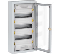 Корпус IEK Titan 5 щрн-36 прозрачная дверь, Ip31, ухл3, металлический MKM16-N-036-31-Z-U