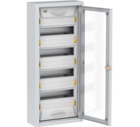 Корпус IEK Titan 5 щрн-48 прозрачная дверь, Ip31, ухл3, металлический MKM16-N-048-31-Z-U