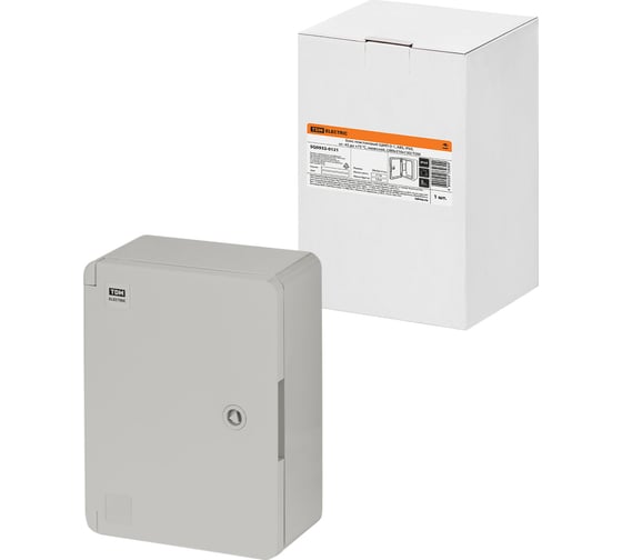 Навесной пластиковый бокс TDM ЩМП-0-1, abs, ip65, от -45 до +75 с, (280x210x130) SQ0932-0121 1