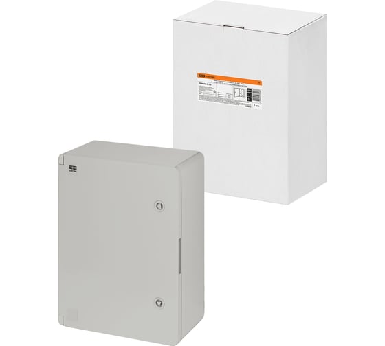 Навесной пластиковый бокс TDM ЩМП-0-4, abs, ip65, от -45 до +75 с,(400x300x210) SQ0932-0123 1
