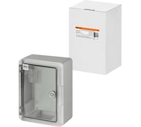Навесной пластиковый бокс TDM ELECTRIC ЩМП-0-1, прозрачная крышка, abs, ip65, от -45 до +75 с,(280x210x130) SQ0933-0221