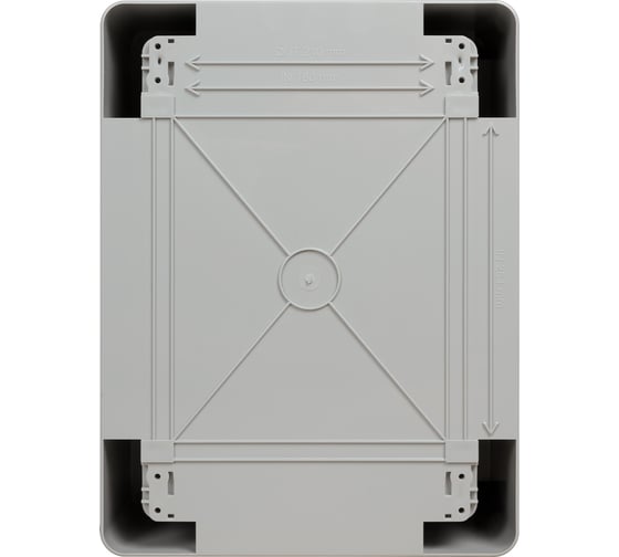 Навесной пластиковый бокс TDM ELECTRIC ЩМП-0-2, abs, ip65, от -45 до +75 с,(330x250x140) SQ0932-0122