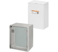 Навесной пластиковый бокс TDM ЩМП-0-10, прозрачная крышка, abs, ip65, от -45 до +75 с,(500x350x220) SQ0933-0210
