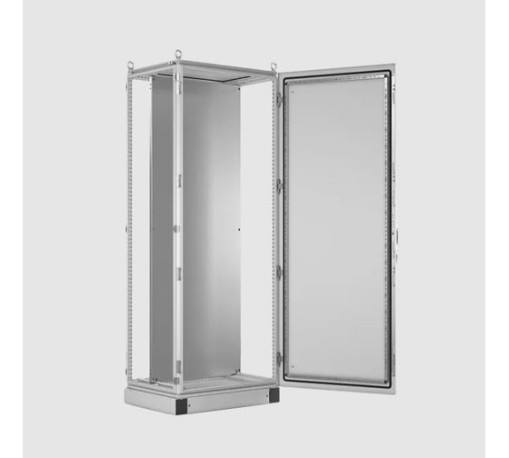 Корпус электротехнического шкафа Elbox EMS, IP65, 1600x600x500 мм ВхШхГ, дверь: металл, цвет: серый, EMS-1600.600.500-1-IP65