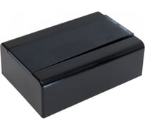 Щиток открытой проводки Рувинил Тусо на 12 модулей с дверцей 280x190x93 мм черный 68012Ч