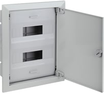 Щиток скрытой проводки Рувинил Тусо на 24 модуля с металличической дверцей 430x325x103 мм серый 68124МС