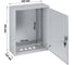 Щит с монтажной панелью ЩМП-2-1 TDM ELECTRIC SQ0905-0057 4