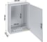 Щит с монтажной панелью ЩМП-3-1 650х500х150 TDM ELECTRIC SQ0905-0058 4