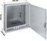 Щит с монтажной панелью ЩМП-6.6.1-0 600х600х150 TDM ELECTRIC SQ0905-0056 4