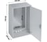 Щит с монтажной панелью ЩМП-7.5.2 700х500х200 TDM ELECTRIC SQ0905-1018 4