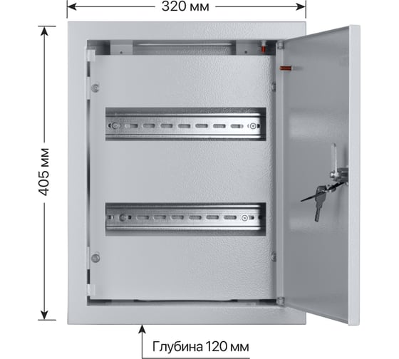 Встраиваемый распределительный щит ЩРВ-24 405х320х120 TDM ELECTRIC SQ0905-0005