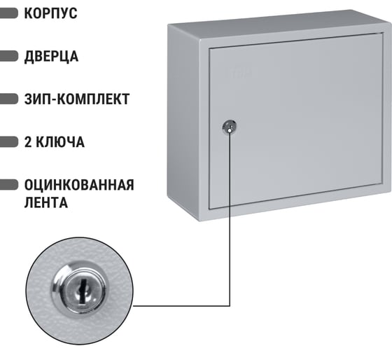 Распределительный навесной щит ЩРН-12 265х310х120 TDM ELECTRIC SQ0905-0011