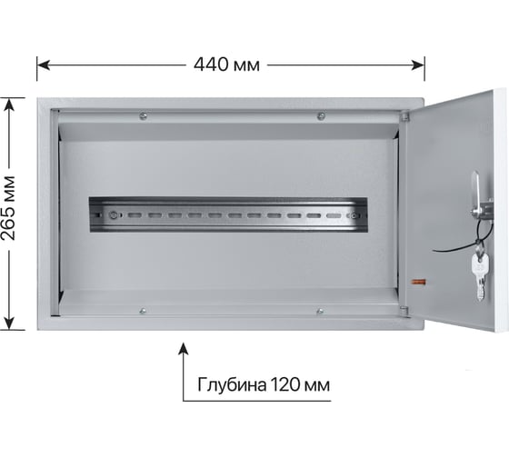 Распределительный навесной щит ЩРН-18М 265х440х120 TDM ELECTRIC SQ0905-0013