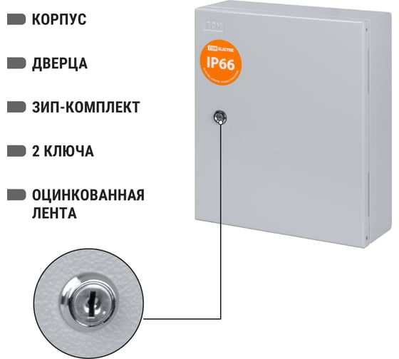 Распределительный навесной щит ЩРН-24 IP66 TDM ELECTRIC SQ0905-0071