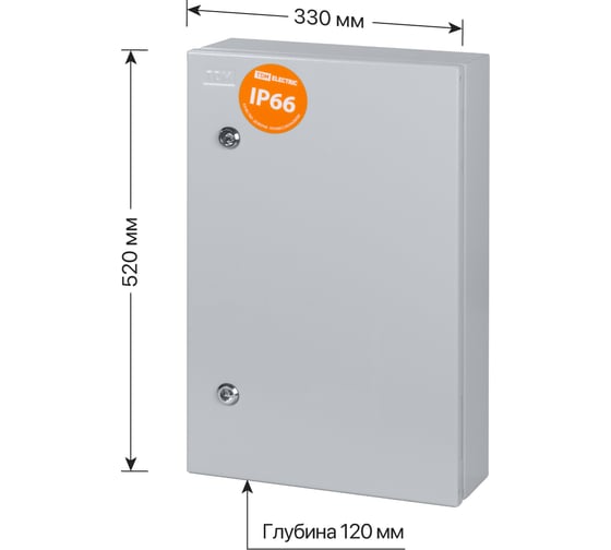 Распределительный навесной щит ЩРН-36 IP66 520х330х120 TDM ELECTRIC SQ0905-0072