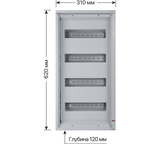 Распределительный навесной щит ЩРН-48 620х310х120 TDM ELECTRIC SQ0905-0016