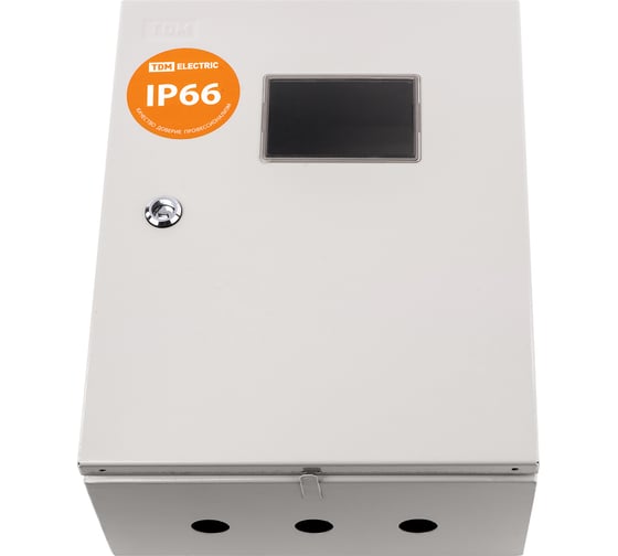 Учетно-распределительный щит ЩУ-1ф/1-0-12 IP66 395х310х165 TDM ELECTRIC SQ0905-0100