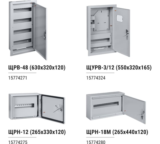 Учетно-распределительный щит ЩУ-3ф/1-0-12 IP66 542х347х180 с опломбировкой счётчика TDM ELECTRIC SQ0905-1002