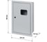 Встраиваемый распределительный учетный щит ЩУРВ-1/12 480х320х165 TDM ELECTRIC SQ0905-0026 4