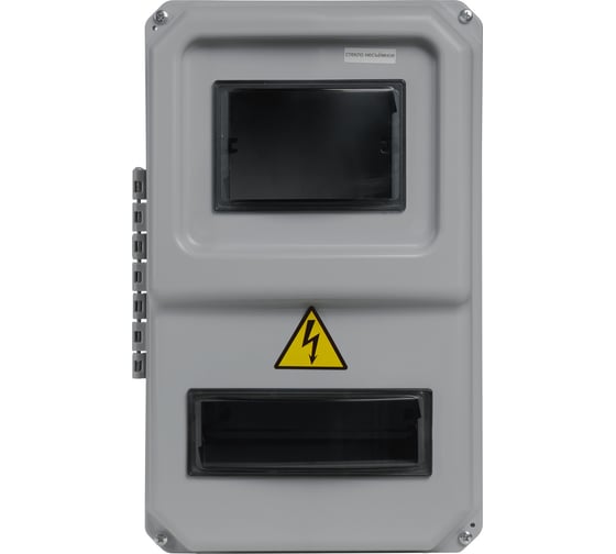 Навесной распределительный учетный щит ЩУРН-П-1ф-8 пластик IP54 383х234х119 TDM ELECTRIC SQ0906-0301