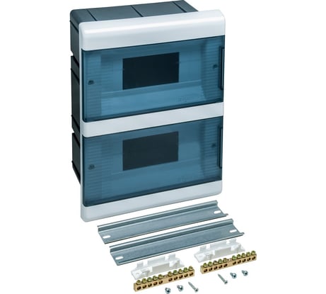 Щиток скрытой проводки Рувинил Тусо на 18 модулей с 2 дверцами 278x221x100 мм 68118