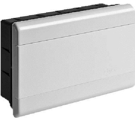 Щиток скрытой проводки Рувинил Тусо на 12 модулей с дверцей 300x190x93 мм нерозрачная дверца 68112Б