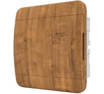 Встраиваемый щит Tekfor BVD 40-08-1 OR-M-2D 8 модулей, IP41, Орех матовый с нанесением в 2D 01-02-097