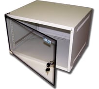 Настенный шкаф TWT Lite, 15U 520x450, стеклянная дверь, I TWT-CBWL-15U-6x4