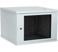 Шкаф настенный телекоммуникационный SUPRLAN стеклянная дверь ТВ-9U-0604-СР 05-0119