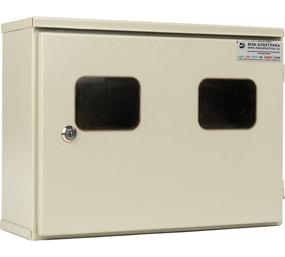 Щит учета МЭК ЭЛЕКТРИКА ЩУ-3/2 445x520x120, IP31, под два счетчика MEC13108
