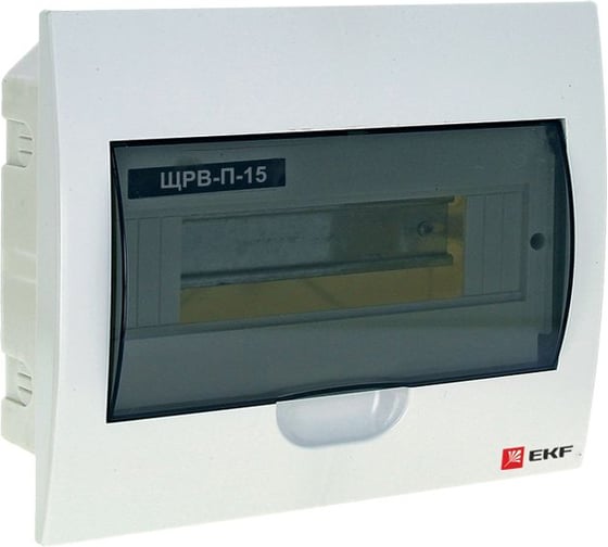 Распределительный встраиваемый щит EKF ЩРв-П-15 IP40 пластиковый pb40-v-15