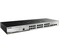 Управляемый l2 коммутатор d-link 24x1000base-t, 4x1000base-x sfp, ac 220в/dc 12в DGS-1210-28/ME/B2A