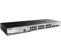 Управляемый l2 коммутатор d-link 24x1000base-t, 4x1000base-x sfp, бп dc DGS-1210-28/ME/DC/A2A