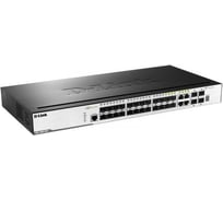 Управляемый l2 коммутатор d-link стек, 20x1000base-x sfp, 4x10gbase-x sfp+, 4xcombo 1000base-t/sfp, бп dc DGS-3000-28SC/DC/A1A