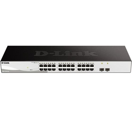 Управляемый коммутатор 2 уровня с 24 портами и 2 портами d-link DGS-1210-26/FL1A 1