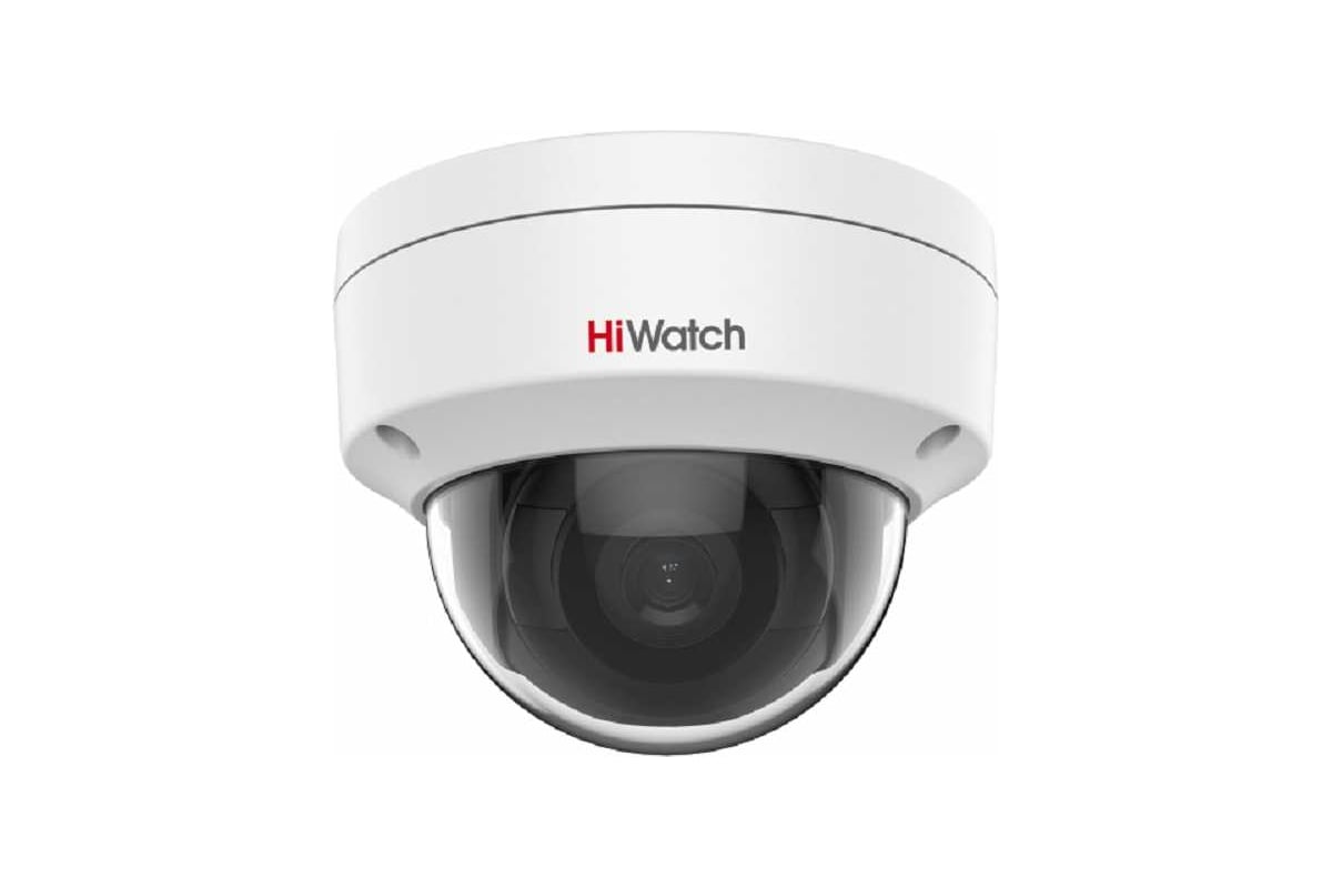 Уличная купольная мини IP-камера HIWATCH DS-I202 (E) (2.8 mm) 2Мп АВ5088372  - выгодная цена, отзывы, характеристики, фото - купить в Москве и РФ