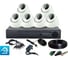 Комплект видеонаблюдения PS-link ahd 2мп kit-a206hd 6 камер для помещения 3958 1