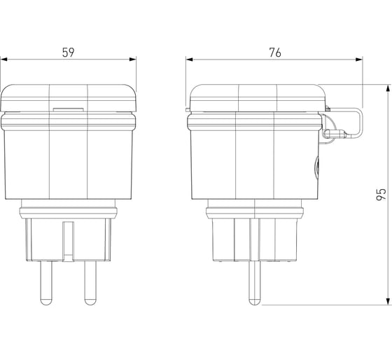 Умная розетка Elektrostandard ip44 76103/00 a065376