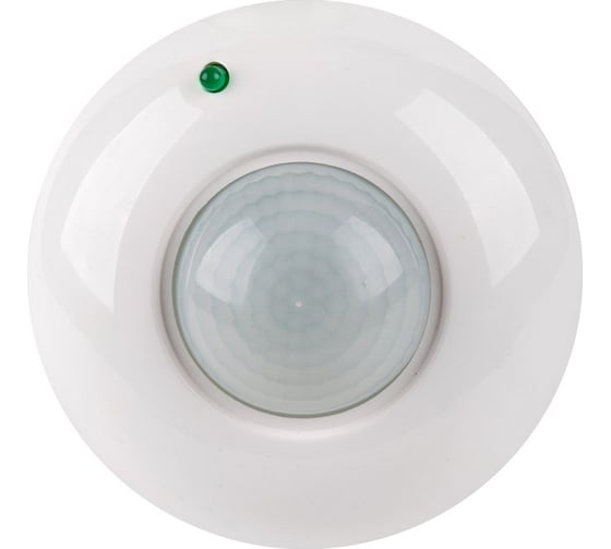 Датчик движения General Lighting Systems GMS4-C-8-7-W, потолочный, 8 м, 1200Вт, 7 мин, белый, 1/50 475803