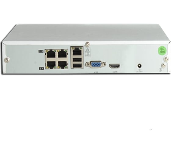 4-х потоковый poe FOX nvr с втроенным poe коммутатор на 4 канала. нейро детектор с ip камер md2.0- человек автомобиль, 1 х hdd sata до 6тб каждый, FX-NVR4/1-4P FX-NVR4-1-4P