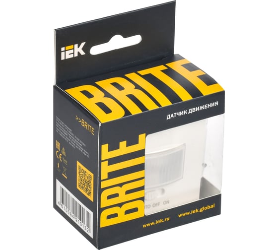 Датчик движения IEK Brite дс10-1-брж жемч. BR-MS10-N-150-05-K36