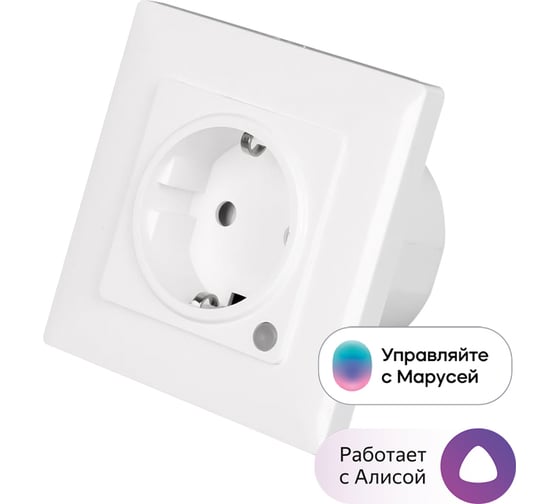 Встраиваемая розетка SLS OUT-06 WiFi white SLS-OUT-06WFWH