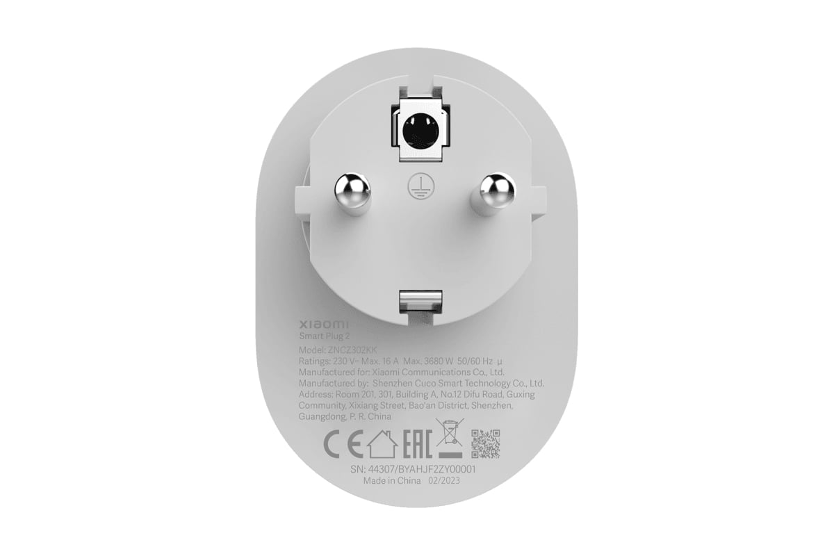 Умная розетка Xiaomi smart power plug 2 eu BHR6868EU - выгодная цена,  отзывы, характеристики, фото - купить в Москве и РФ