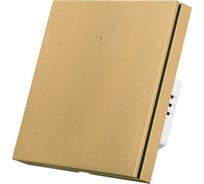 Умный выключатель Roximo однокнопочный золотой SWBTN01-1G