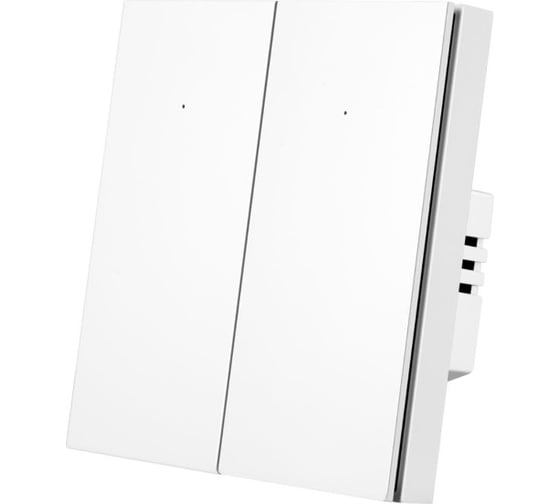 Двухкнопочный умный выключатель Zigbee Roximo белый, SZBTN01-2W 1