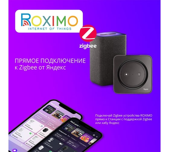 Двухкнопочный умный выключатель Zigbee Roximo золотой, SZBTN01-2G